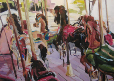 Mall Carousel, 2009, 18x 20 inches