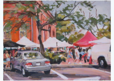 Market Day, Capitol Hill,2003, 14.5x 18 inches