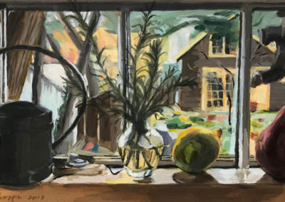 Seen From My Kitchen Window, 2020, 8.25x 14.5 inches