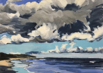Clouds and Sea, 2010, 19.25x 24 inches