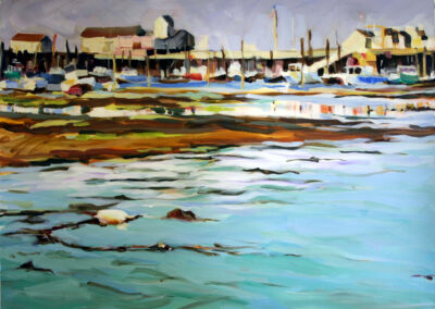 Low Tide, Provincetown Harbor, 2005, 18.25x 25 inches
