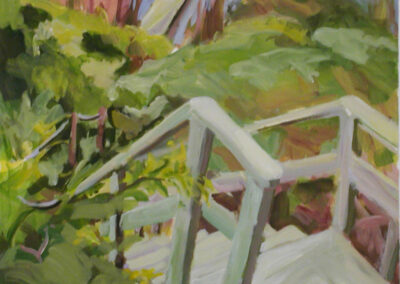 Steps to Salt Pond, 2007, 22.5x 19 inches