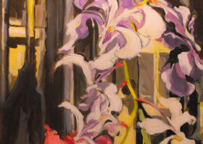 Orchids, Vertical, 2012, 28x 15 inches