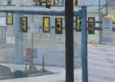 Breezewood East West Truck Stop #2, acrylic on canvas, 30" x 32 1/2", 2011