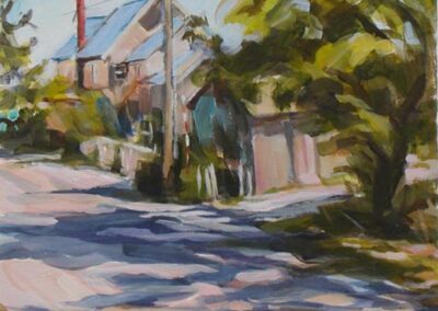 Lewes Beach Alley 3, 2009, 13x 13 inches