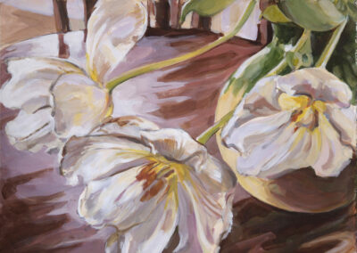 Open Tulips, 2012, 14.5x 20 inches